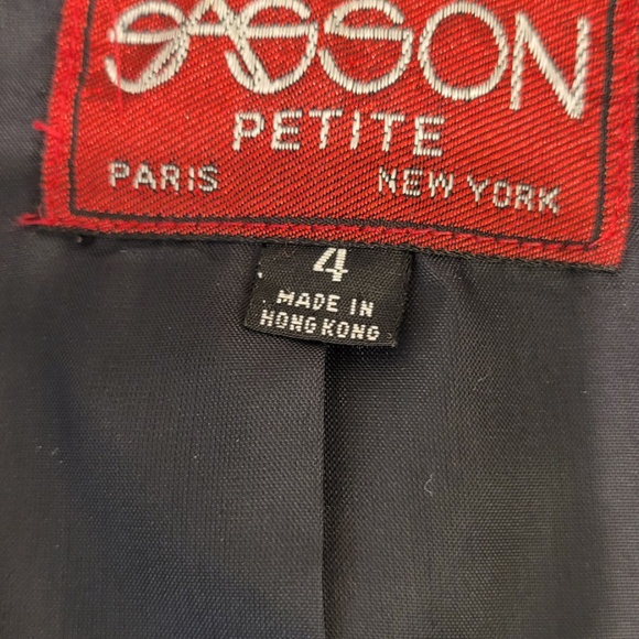 *VINTAGE* Classic Sasson Glenn Check Houndstooth Suit - Picture 7 of 7